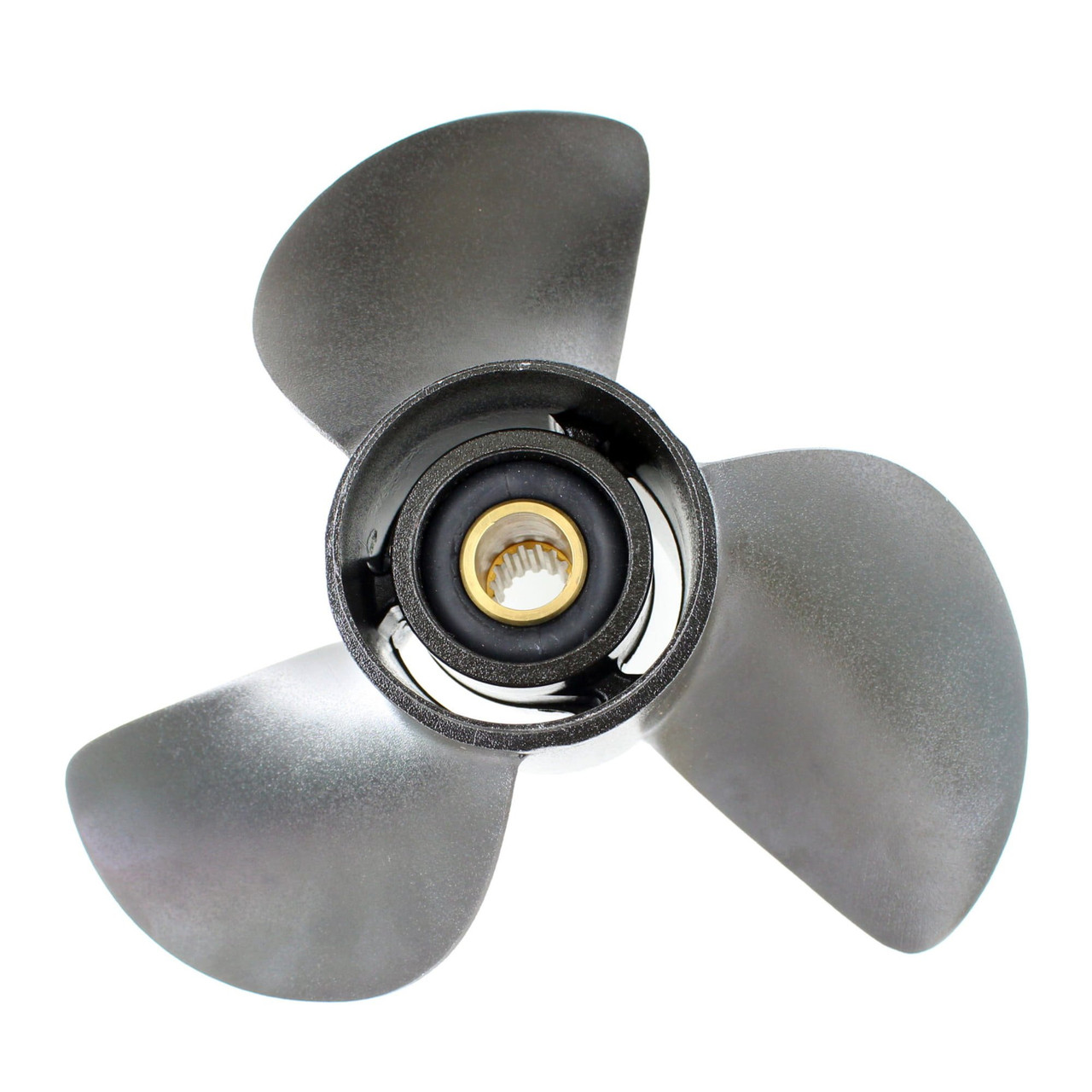 Mercury Marine OEM QuickSilver Black 3 Blade 13.5x13 Propeller, 48-FP743-2