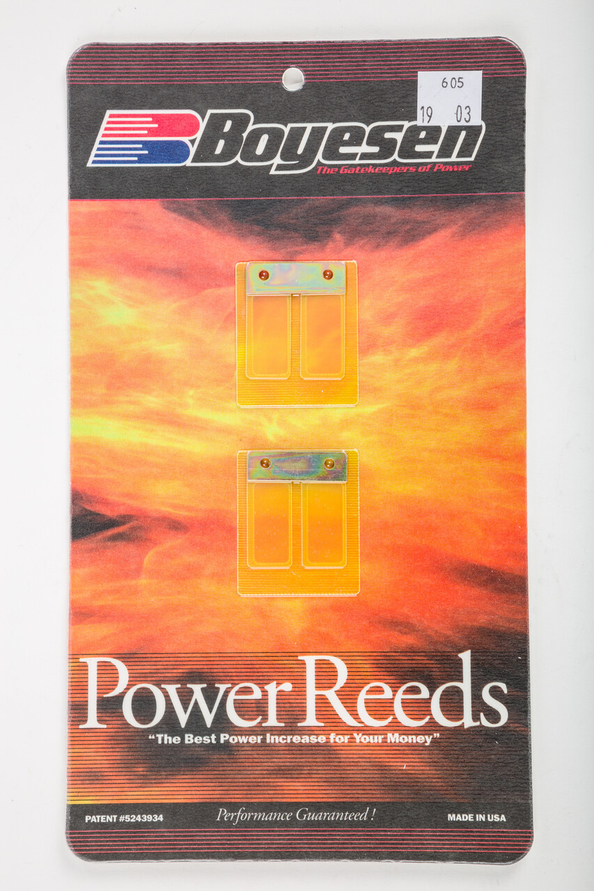 BOYESEN Dual Stage Power Reeds Dura Flex w/Rev Plates, 59-7605