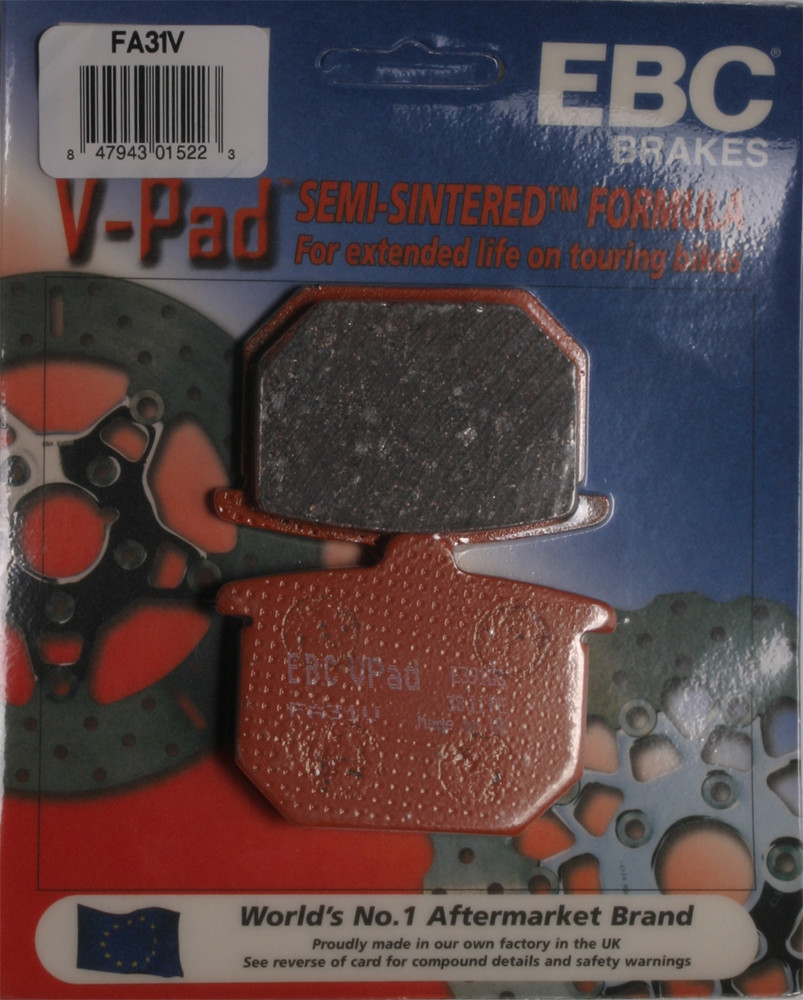 EBC Semi-Sintered Brake Pads, 15-31V