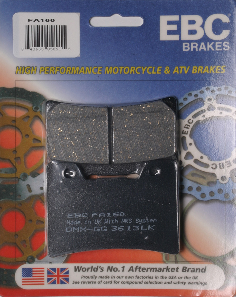 EBC Standard Brake Pads, 15-160