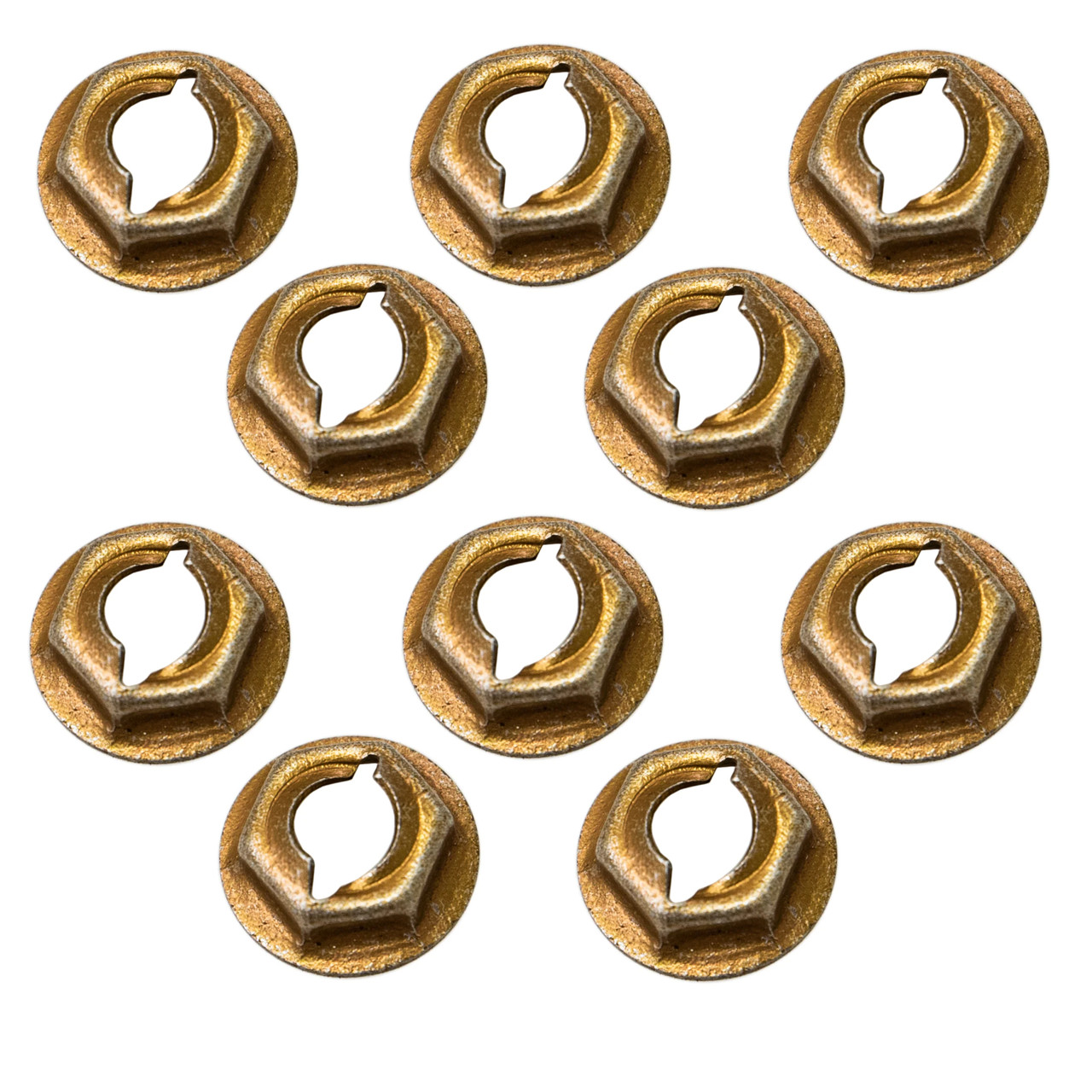 Polaris Snowmobile New OEM 10/PK Push On Nut, 7670054