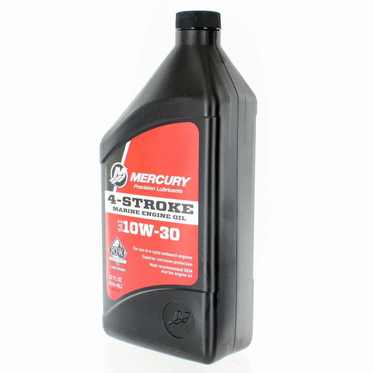 Mercury Marine New OEM 4-Stroke 10W-30 Outboard Oil Quart, 92-8M0078625