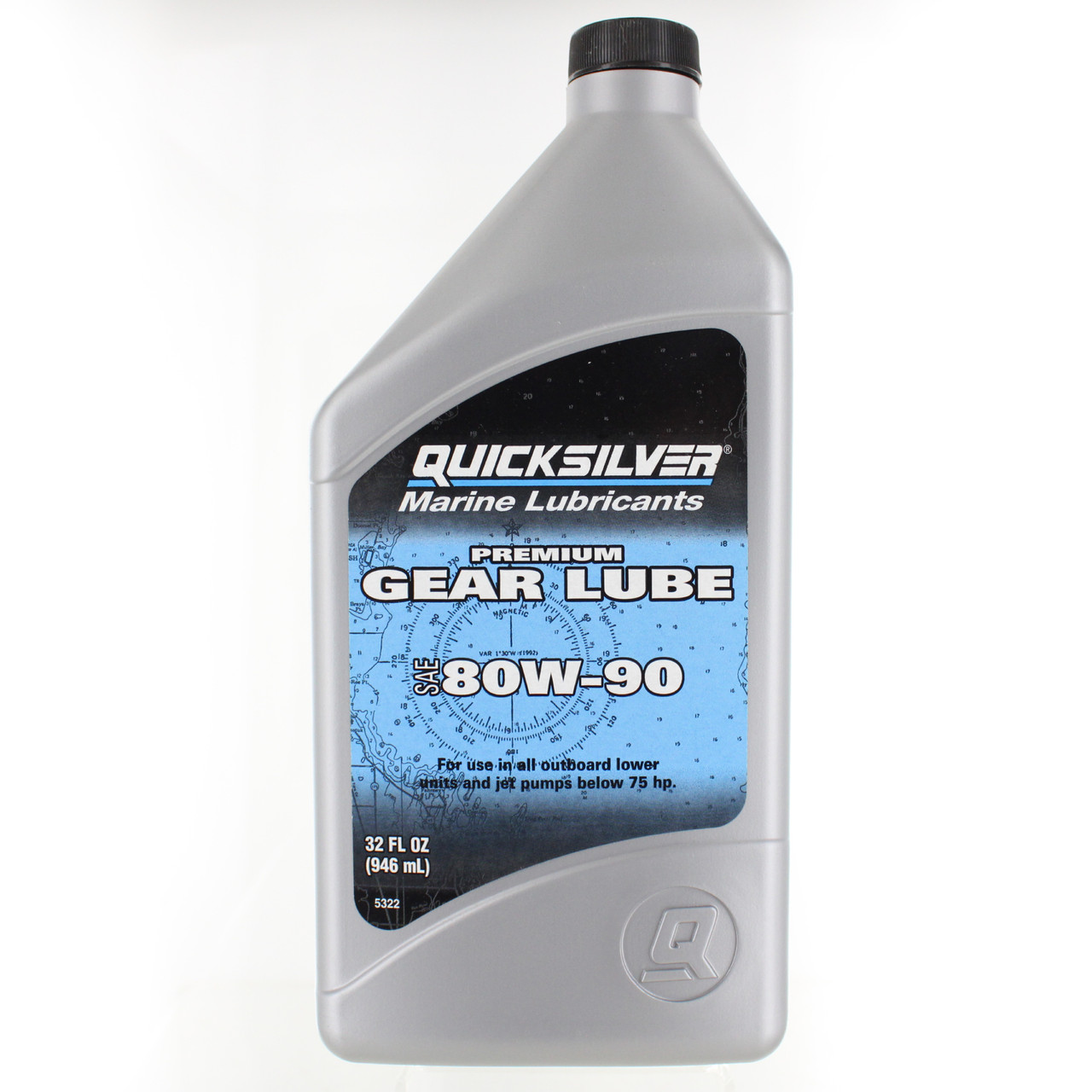 Mercury Marine/Mercruiser New OEM SAE 80W-90 Premium Gear Lube, 92-858058Q01