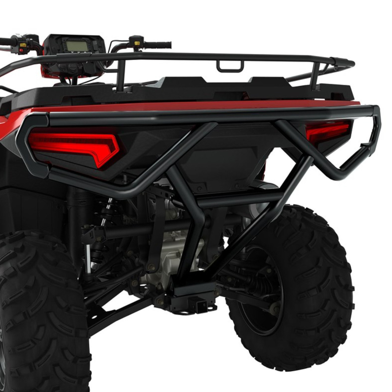Polaris New OEM, Steel Rear Brushguard, Sturdy Steel Tube, 2884847