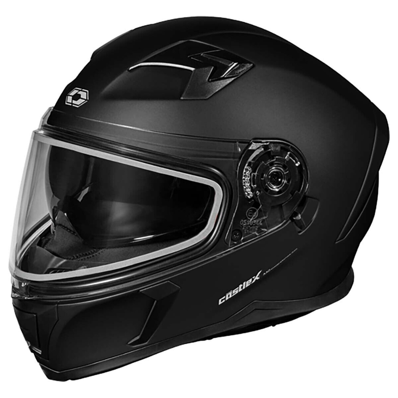 Castle X New 2X-Large Matte Black CX390 Snowmobile Helmet, 36-14079