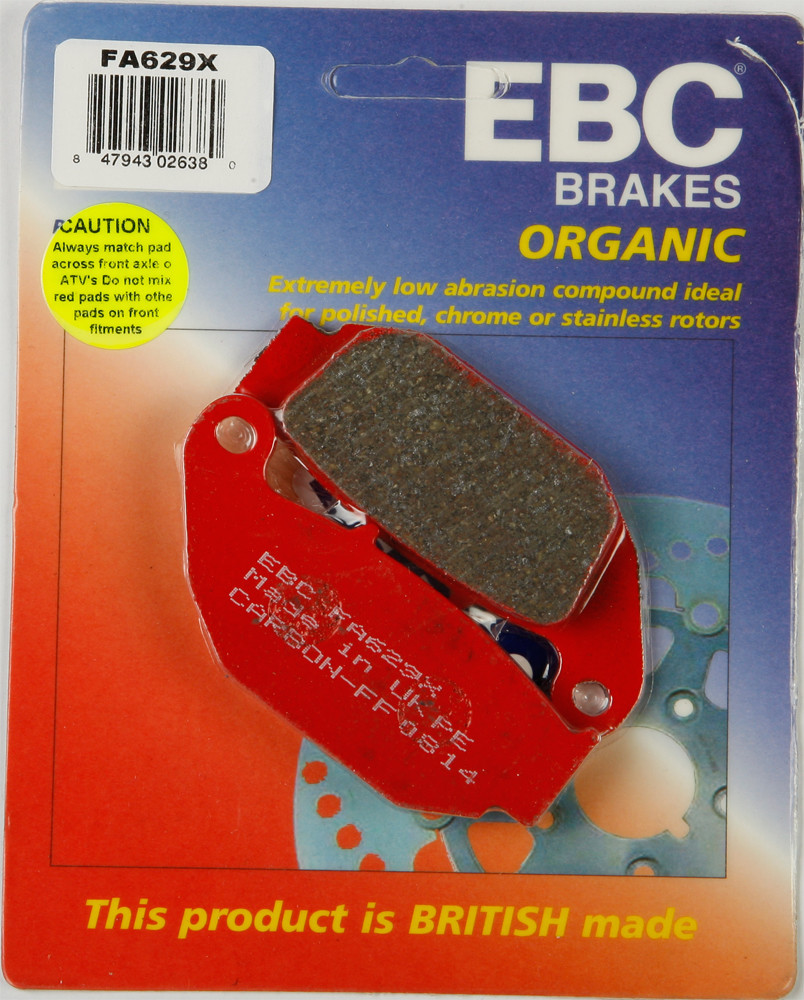 EBC Standard Brake Pads, 15-629X