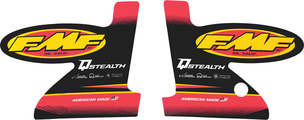 FMF 2-Stroke Silencer Decals, 79-0003