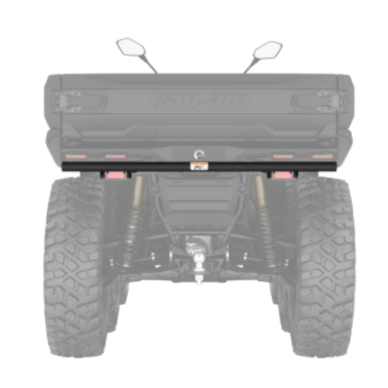 Can-Am OEM, High-Resistant Steel Rear Bumper, G3 G3L 6x6 models, 715009770