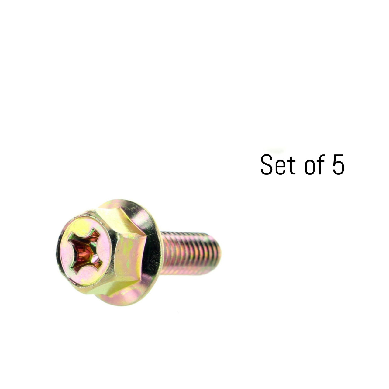 Polaris New OEM Washer Face Hexagonal Bolt Set Of 5, 0450123