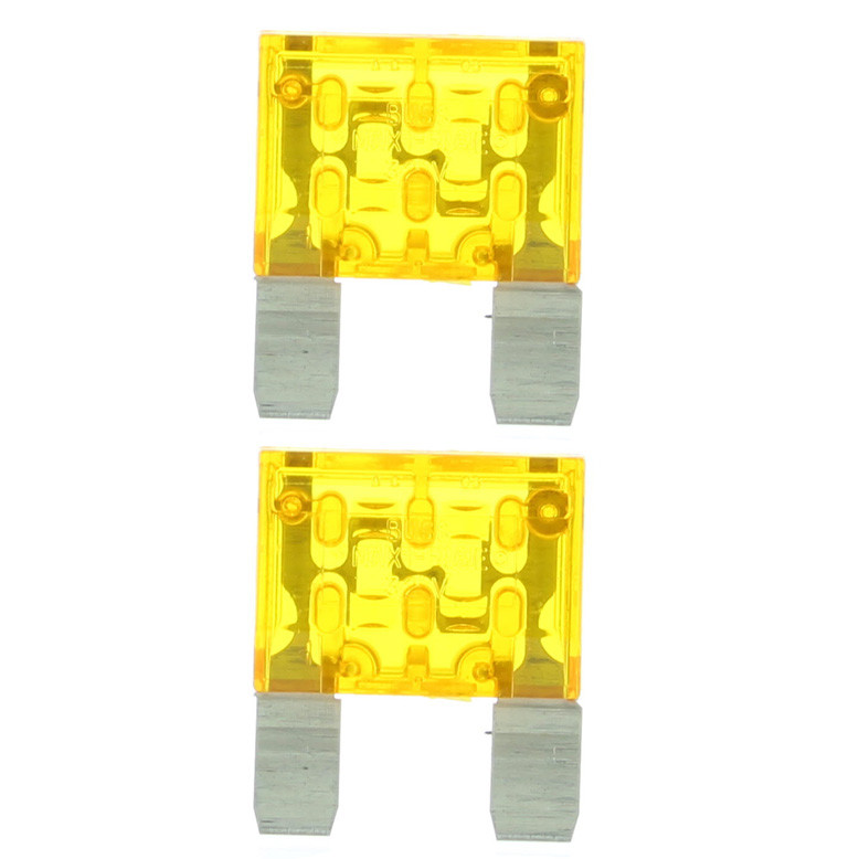 Volvo Penta New OEM 20 AMP Fuse Orange, Pack Of 2, 3851371