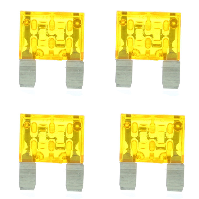 Volvo Penta New OEM 20 AMP Fuse Orange, Pack Of 4, 3851371