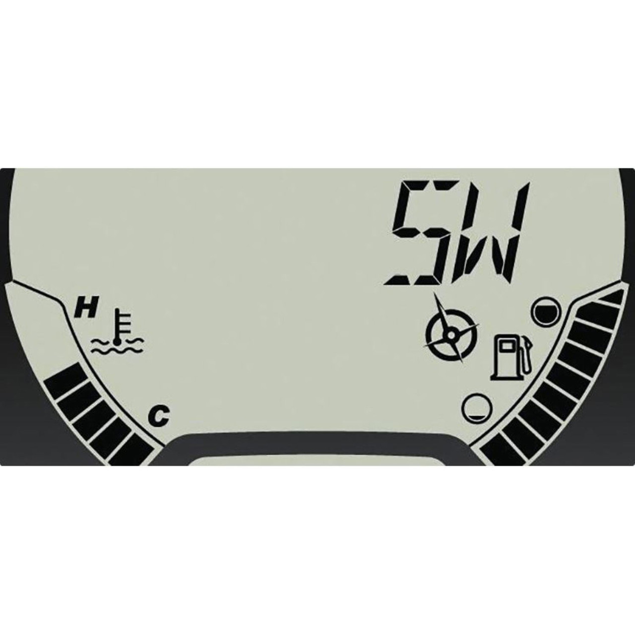 Ski-Doo New OEM Multi-Function Gauge Module Temp,Temperature, Compass,Lap Record