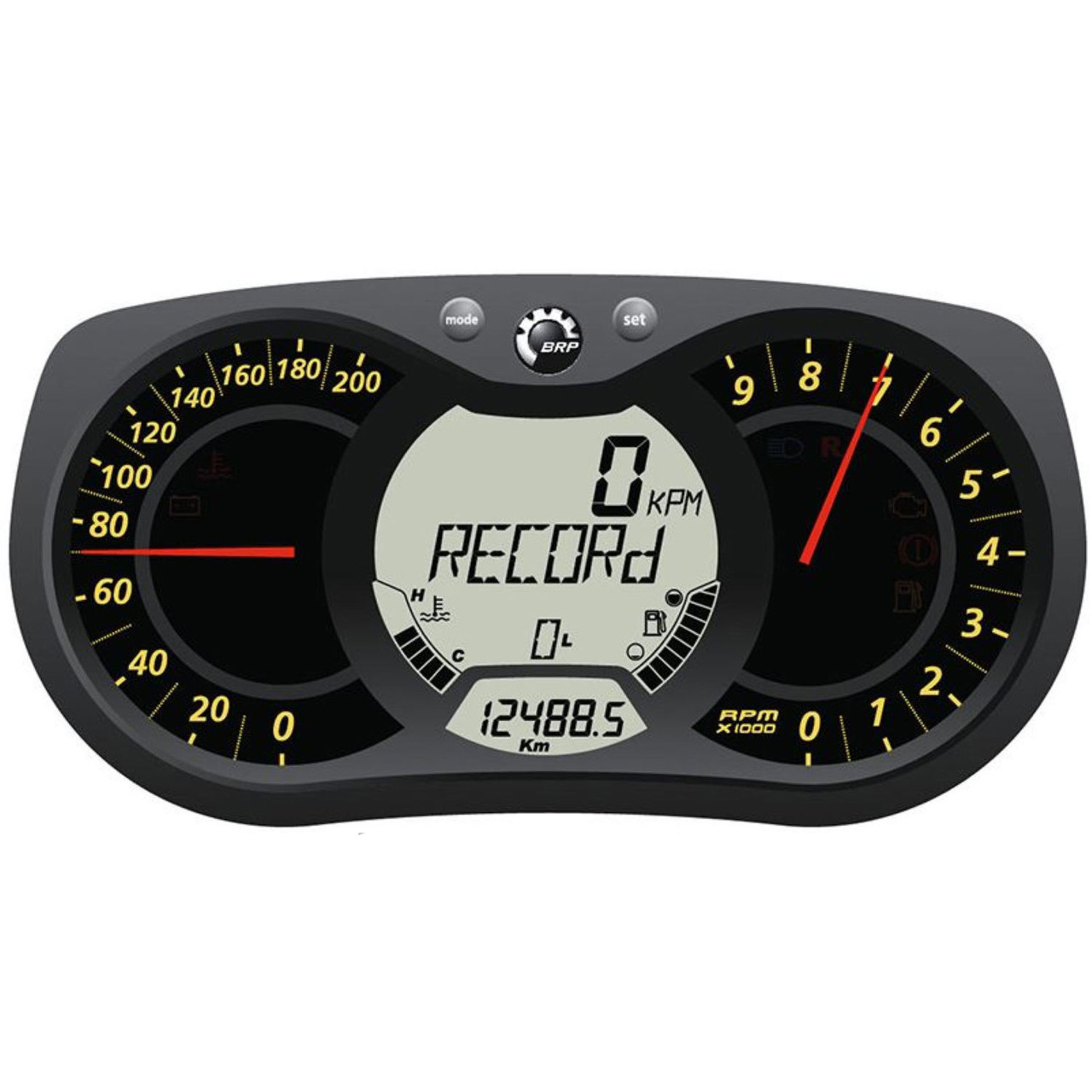 Ski-Doo New OEM Multi-Function Gauge Module Temp,Temperature, Compass,Lap Record