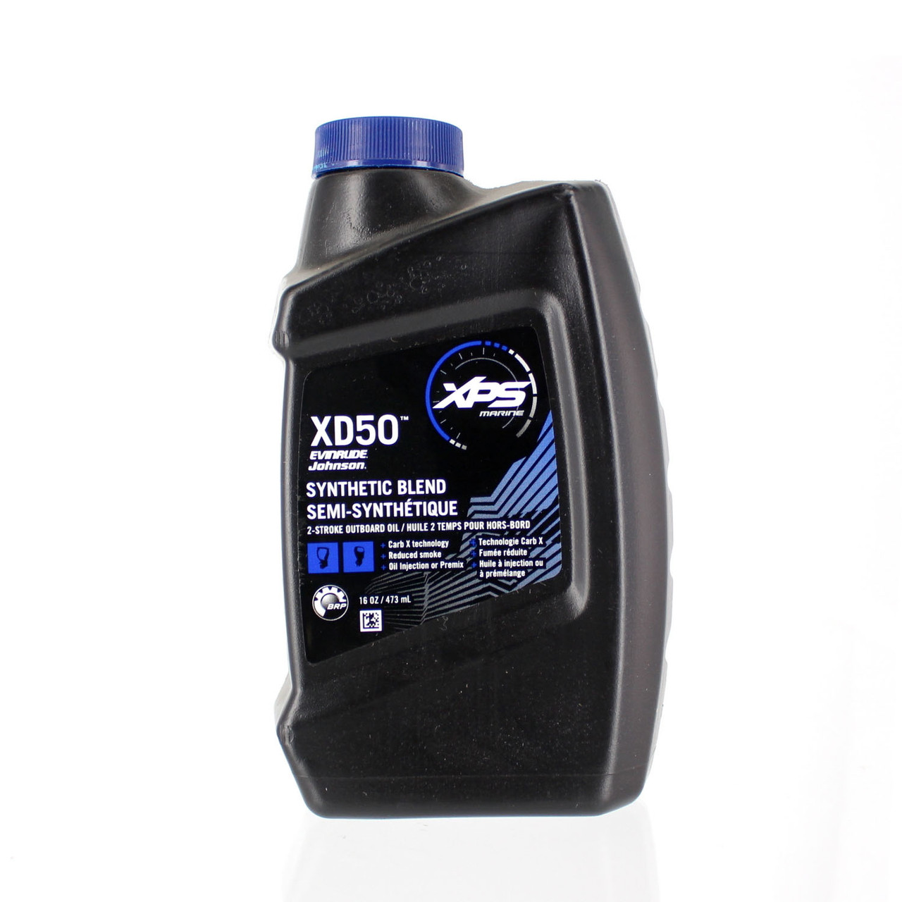 Johnson Evinrude New OEM XD50 2 Stroke Synthetic Blend Engine Oil 16oz, 779716