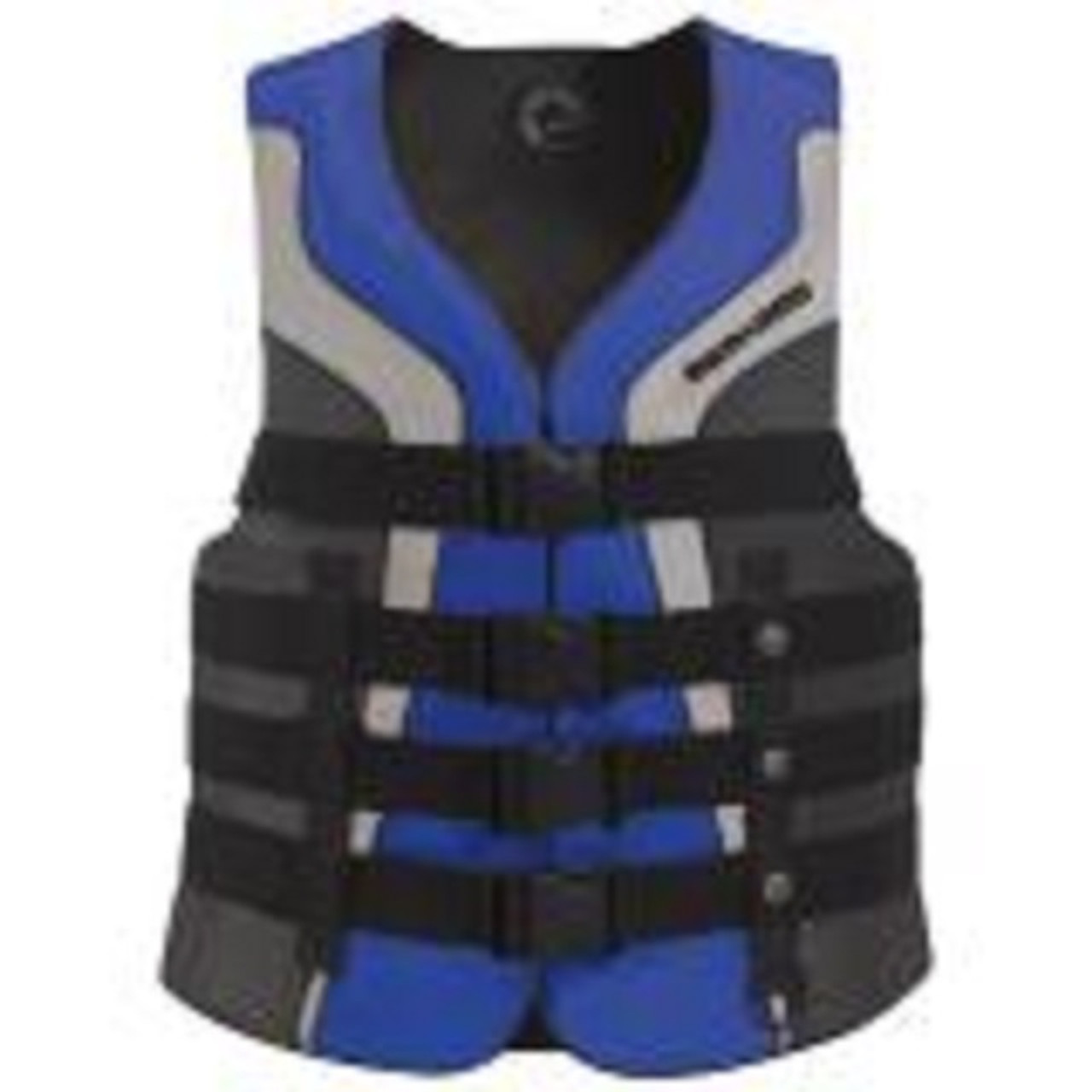 Sea-Doo New Motion PFD Ski Jacket Life Vest 4 Buckle XLg XL Blue 9003051280