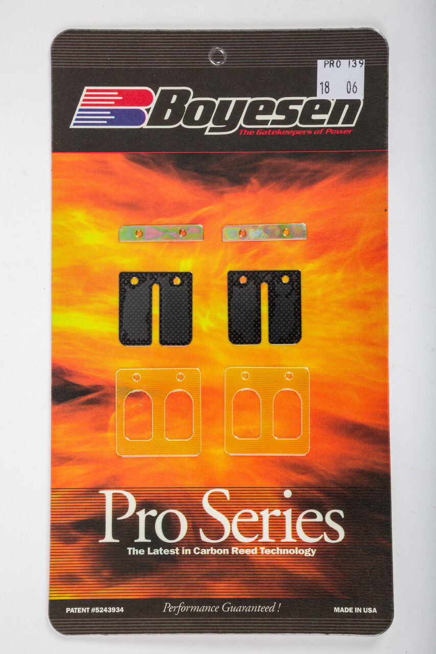 BOYESEN Pro Power Reeds Dura Flex w/Rev Plates, 59-8139