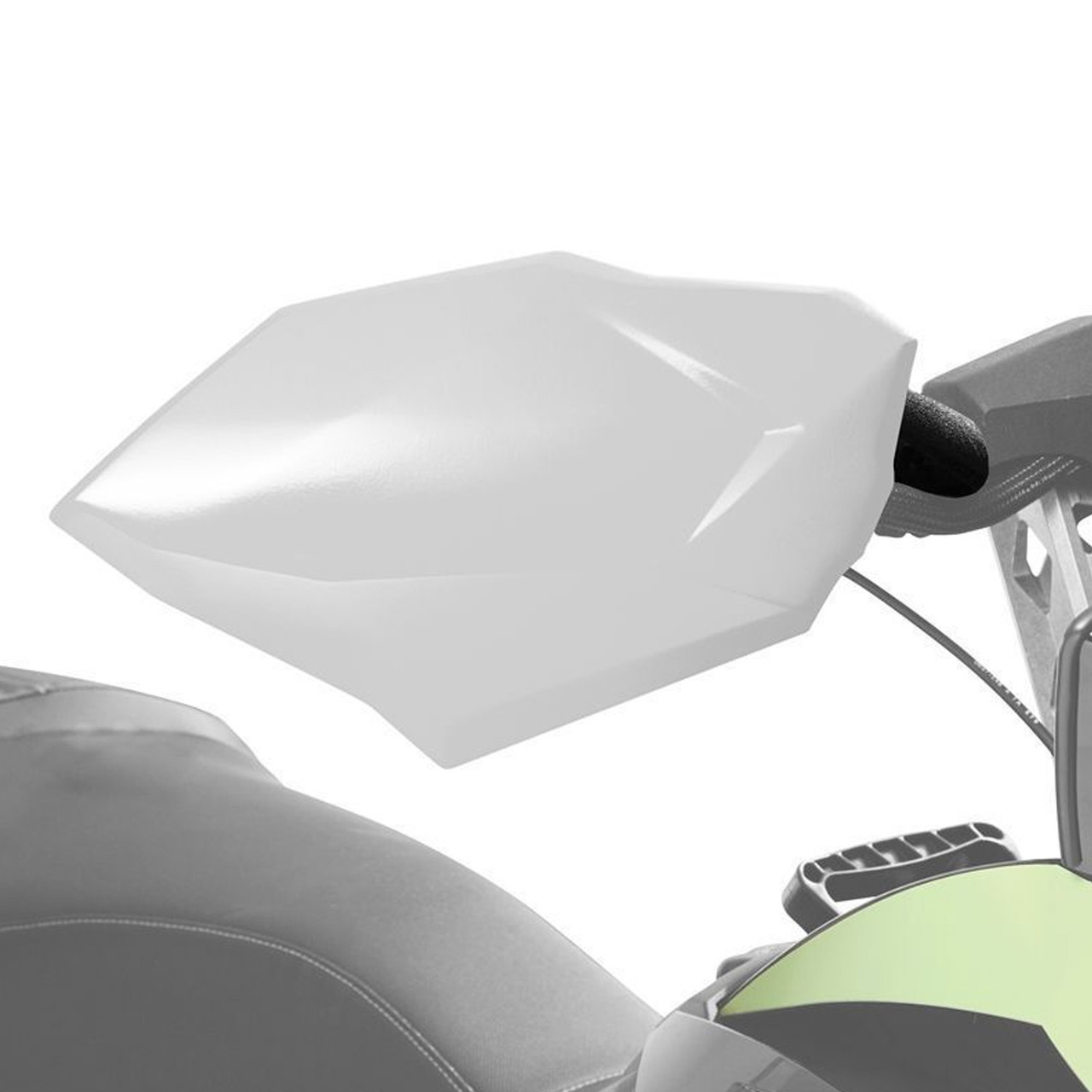 Arctic Cat New OEM White Team Hand Guards, M XF ZR F, 8639-044