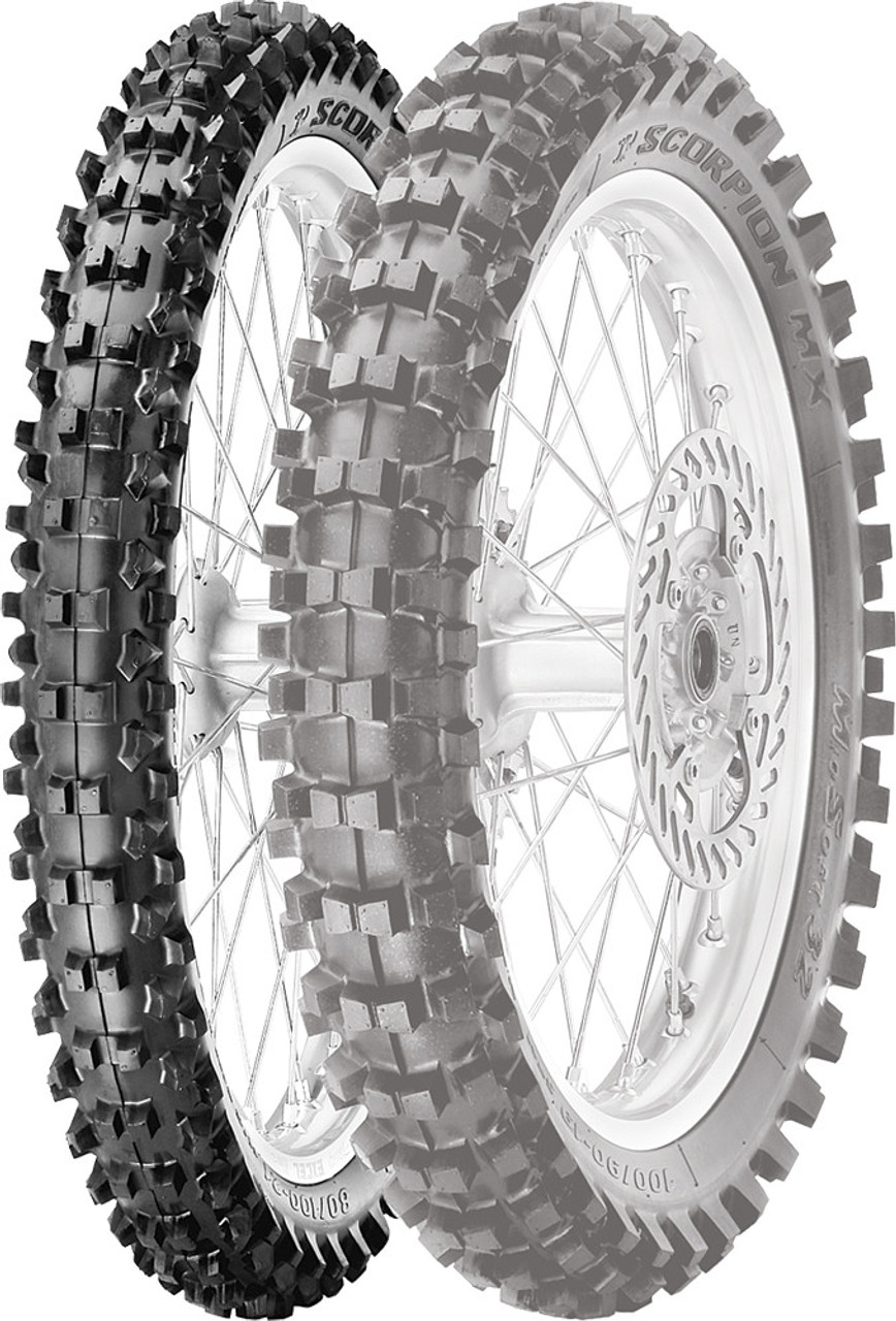 PIRELLI Scorpion MX MX32 Mid Soft Tire, 871-7038 PIRELLI Scorpion MX MX32 Mid Soft Tire, 871-7038
