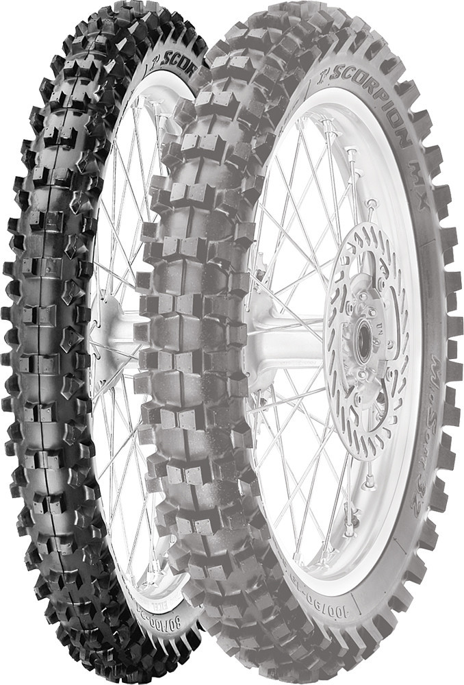 PIRELLI Scorpion MX MX32 Mid Soft Tire, 871-7037