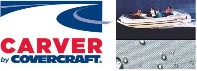 Carver Covers Deck Boat 19ft-20ft PolyGard Storage/Travel Cover 75120P