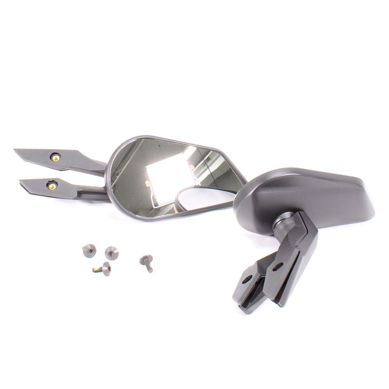Ski-Doo New OEM Windshield Mount Mirrors, 860202679, 860201285