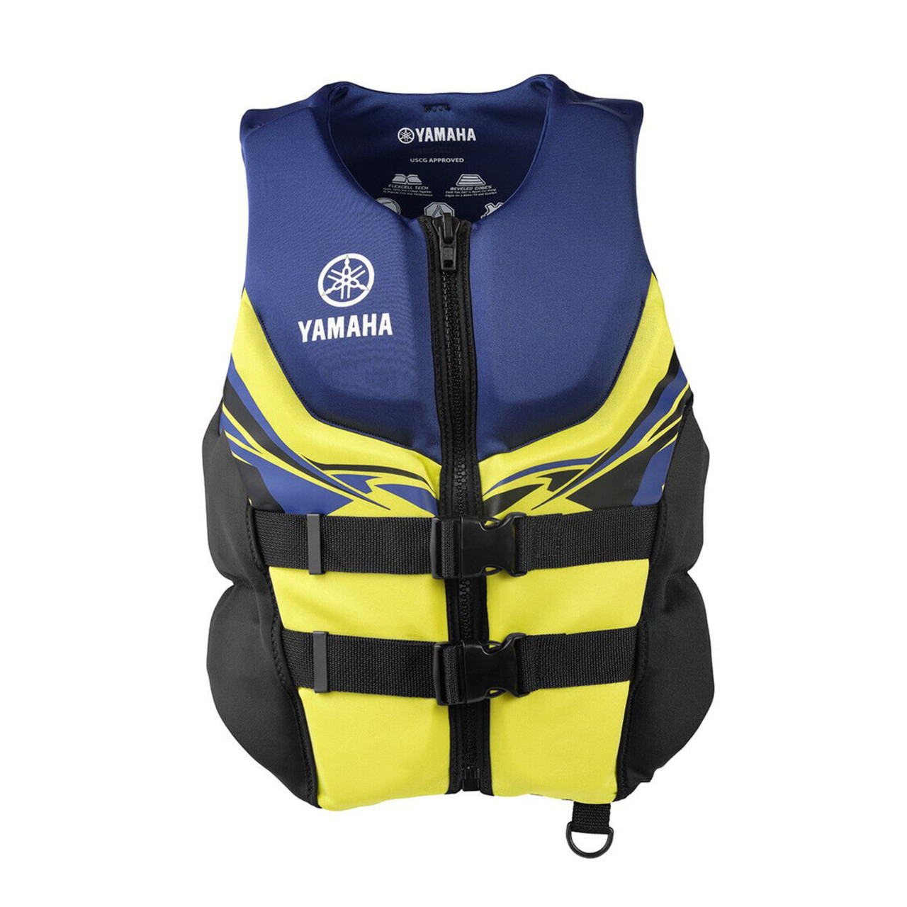 Yamaha New OEM Men's 22VNE Neoprene 2-Buckle PFD, X-Large, MAR-22VNE-BL-XL