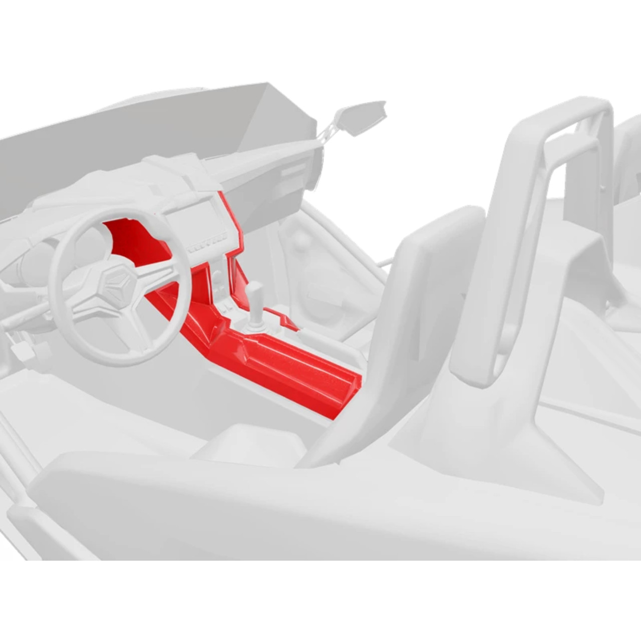 Polaris New OEM Slingshot Interior Painted Console Accent Kit, 2882418-676