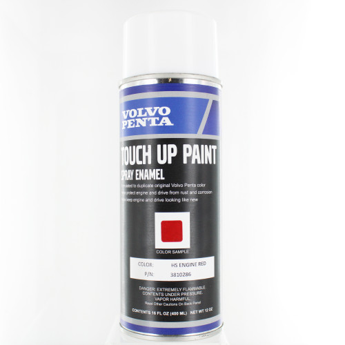 Volvo Penta New OEM Red Engine Spray Paint, 3810286