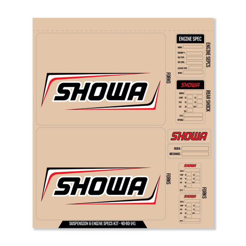D-COR Decal Sheet, 862-4080141