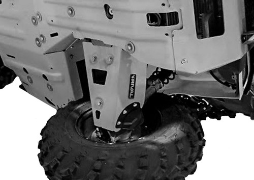 RIVAL POWERSPORTS USA Alloy A-Arm Guards, 84-2055