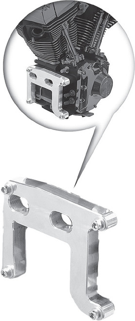 PAUGHCO Twin Cam Motor Adapter Plate, 830-3601