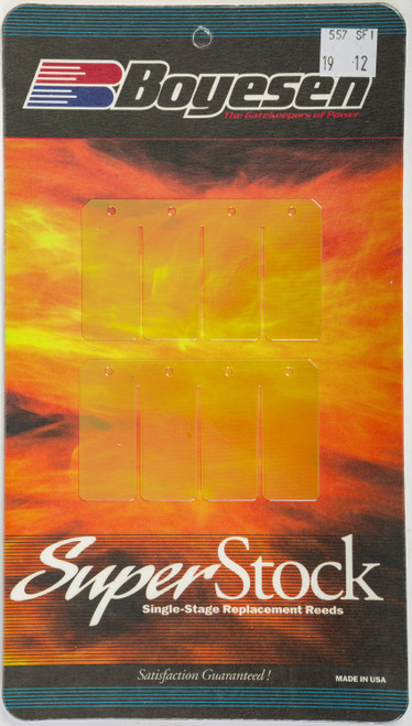 BOYESEN Single Stage Super Stock Reeds, 59-7557-1 BOYESEN Single Stage Super Stock Reeds, 59-7557-1