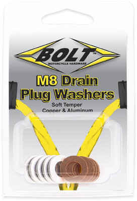 BOLT Aluminum Drain Plug Compression Washers, 020-81510