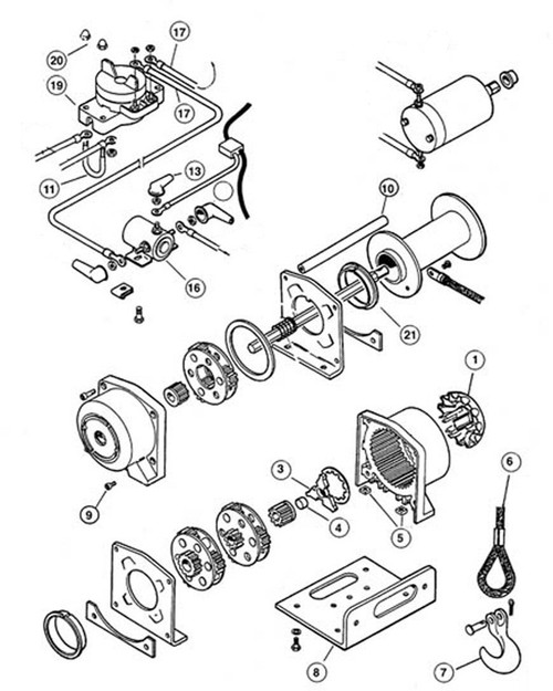 WARN Winch Replacement Cam Follower, 61-69632