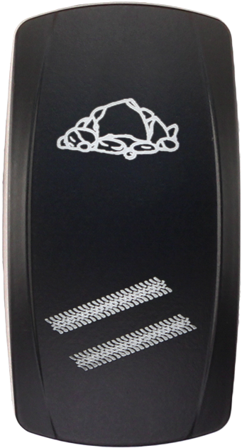 XTC POWER PRODUCTS Dash Switch Rocker Face, 630-1066