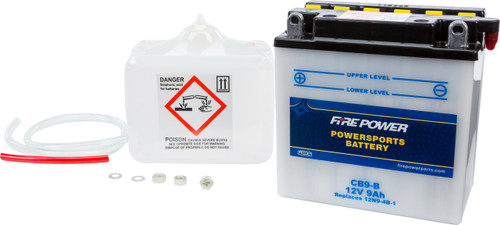 FIRE POWER 12V Heavy Duty Battery w/Acid Pack, 490-2172