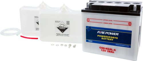 FIRE POWER 12V Heavy Duty Battery w/Acid Pack, 490-2262