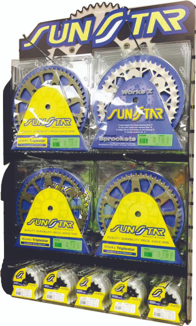 Sunstar Slat Wall Display, 32-DISPLAY