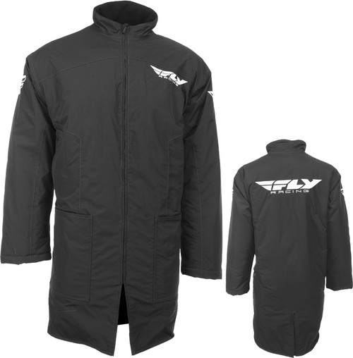 Fly Racing Fly Pit Coat Black, 470-4050