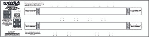 WOODYS Bearcat Studding Template, 18-3960