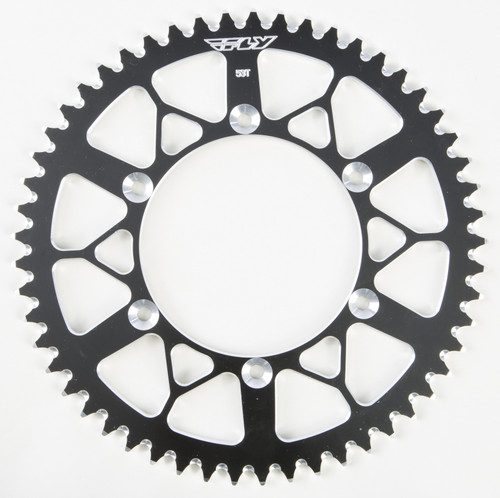 FLY RACING Aluminum Rear Sprocket, 255-451153BK