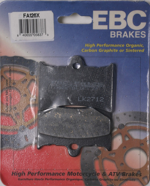 EBC Standard Brake Pads, 15-126X