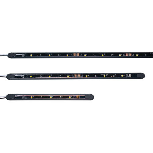 Tecniq OEM 72 LED Premium 60" Aluminum Extrusion Lamp White Black Housing Dual Wire, E45-WBP12X-1