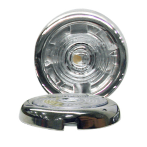 Tecniq New OEM Silho-X 1.5" Round Deep Red Light Stainless Steel Trim Ring 36", E11-DS01-1