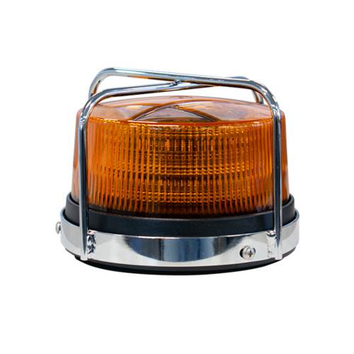 Tecniq New OEM K10 Amber Beacon Light Amber Lens Single Flash Pattern W/Pigtail, K10-AA0P-1