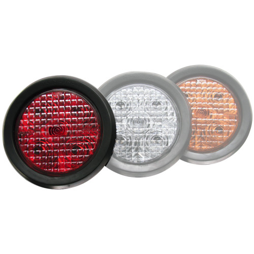 Tecniq OEM 4" Round STT Lamp Red Lens Grommet Mount 3 Pole, T40-RR0T-1 Tecniq OEM 4" Round STT Lamp Red Lens Grommet Mount 3 Pole, T40-RR0T-1