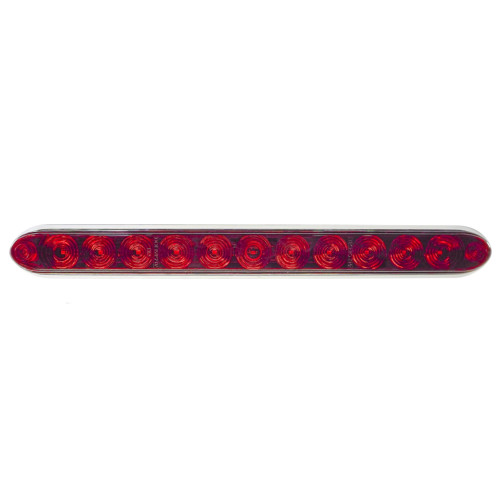Tecniq OEM Red Low Profile ID Bar Clear Lens, T12-RC00-1 Tecniq OEM Red Low Profile ID Bar Clear Lens, T12-RC00-1