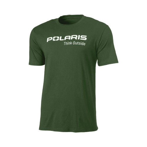 Polaris New OEM, Men's 2XL Lightweight Branded Think Outside Tee, 283308012