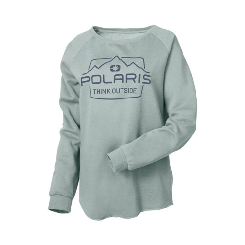 Polaris New OEM Adventure Crew Sweatshirt, Woman's Small, 283310102