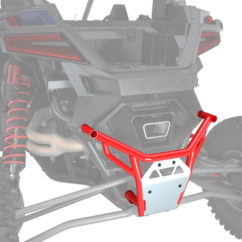Polaris New OEM Indy Red Rear Pre Runner Bumper for RZR, 2884358-293